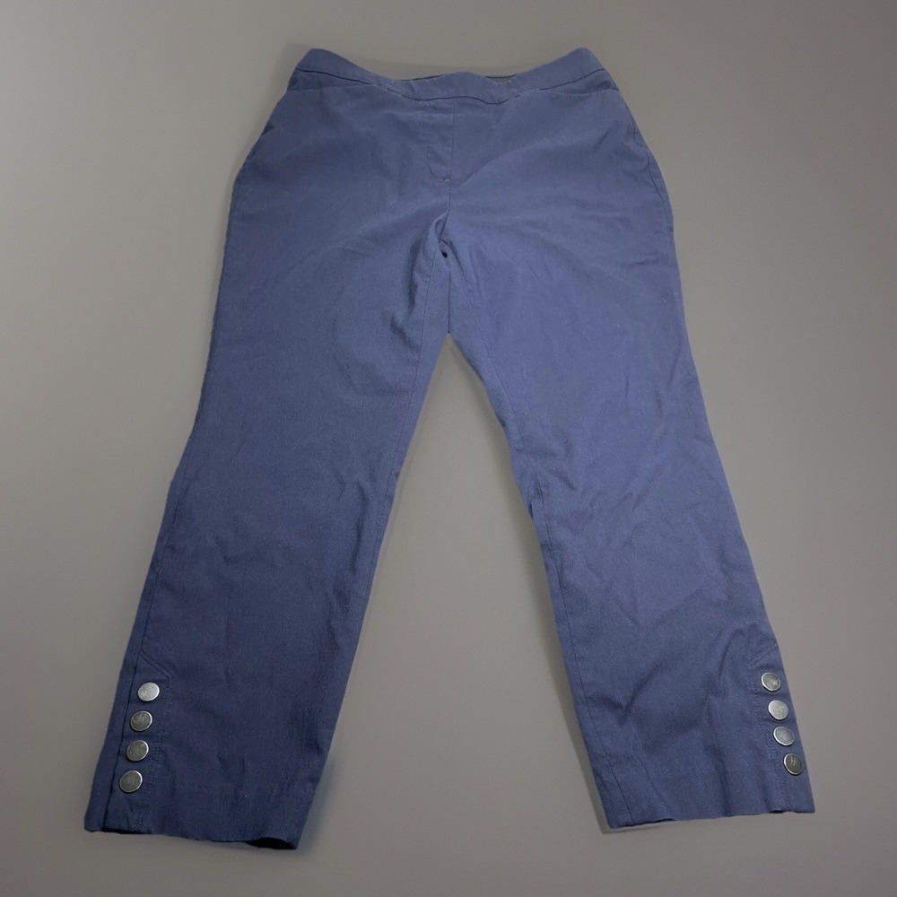 Liz Claiborne Women's Pull On Ankle Pants Career Work Business Casual Size 10‎